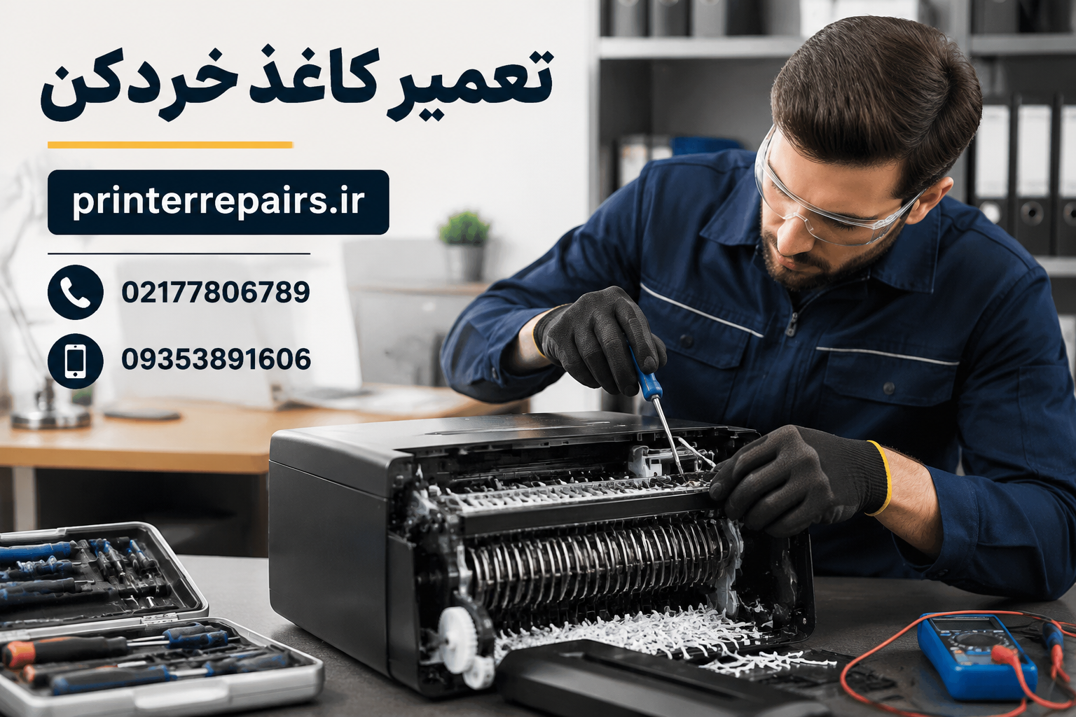 تعمیر کاغذ خردکن